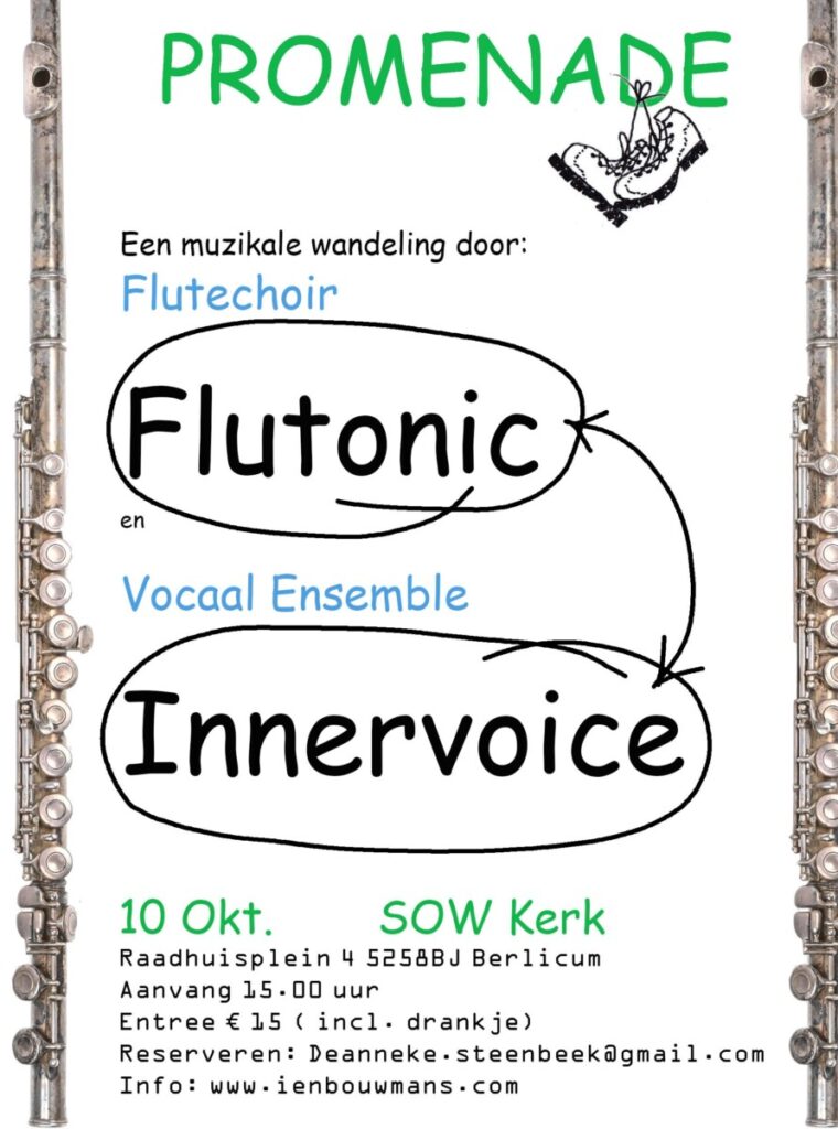 Concert Vocaal Ensemble Innervoice en Flutechoir Flutonic!